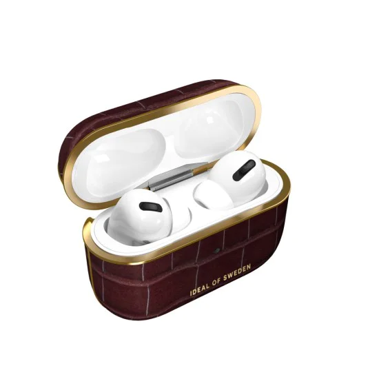 iDeal of Sweden Atelier Case для Apple Airpods Pro - Scarlet Croco - чехол из искусственной кожи для футляра зарядки беспроводных наушников iDeal of Sweden Atelier Case для Apple Airpods Pro - Scarlet Croco - чехол из искусственной кожи для футляра зарядки беспроводных наушников