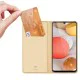 Dux Ducis Skin Pro series priekš Samsung Galaxy A22 5G A226 - Zelts - sāniski atverams maciņš ar magnētu un stendu Dux Ducis Skin Pro series priekš Samsung Galaxy A22 5G A226 - Zelts - sāniski atverams maciņš ar magnētu un stendu