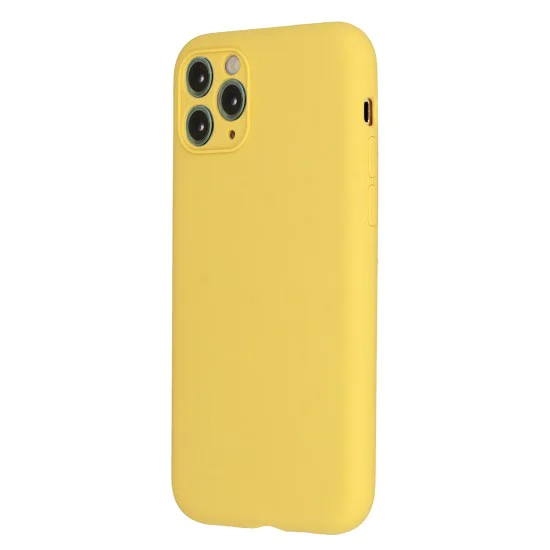 Vennus Silicone Lite Back Case priekš Apple iPhone 13 Pro - Dzeltens - silikona aizmugures apvalks / bampers-vāciņš Vennus Silicone Lite Back Case priekš Apple iPhone 13 Pro - Dzeltens - silikona aizmugures apvalks / bampers-vāciņš