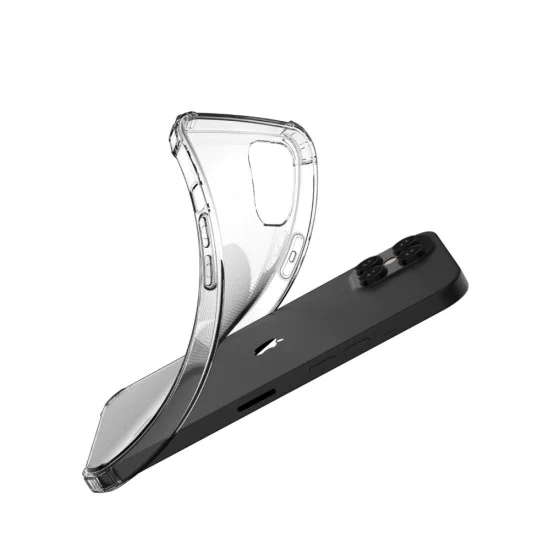 Anti Shock 1.5mm Back Case для Apple iPhone 13 Pro - Прозрачный - противоударный силиконовый чехол-накладка / бампер-крышка Anti Shock 1.5mm Back Case для Apple iPhone 13 Pro - Прозрачный - противоударный силиконовый чехол-накладка / бампер-крышка