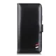Smooth Surface Wallet Stand Leather Book Case priekš Nokia C20 - Melns - sāniski atverams maciņš ar magnētu un stendu Smooth Surface Wallet Stand Leather Book Case priekš Nokia C20 - Melns - sāniski atverams maciņš ar magnētu un stendu