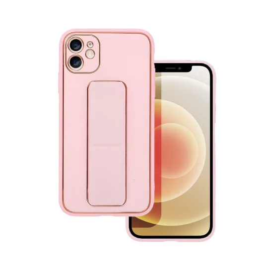 Tel Protect Leather Back Case with Kickstand для Samsung Galaxy A53 5G A536 - Розовый - чехол-накладка из искусственной кожи со стендом / подставкой / бампер-крышка Tel Protect Leather Back Case with Kickstand для Samsung Galaxy A53 5G A536 - Розовый - чехол-накладка из искусственной кожи со стендом / подставкой / бампер-крышка