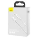 Baseus 1M Superior PD 20W Type-C to Lightning cable - Белый - Apple iPhone / iPad дата кабель / провод для зарядки Baseus 1M Superior PD 20W Type-C to Lightning cable - Белый - Apple iPhone / iPad дата кабель / провод для зарядки