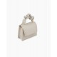 iDeal of Sweden SS21 Top Handle Mini AirPods Bag - Ruffle Cream - sieviešu AirPods somiņa