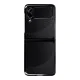 Forcell Focus Case priekš Samsung Galaxy Z Flip 3 5G - Caurspīdīgs / Melns - plastikas aizmugures apvalks / vāciņš