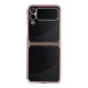 Forcell Focus Case для Samsung Galaxy Z Flip 3 5G - Прозрачный / Розовое Золото - пластиковая накладка / бампер Forcell Focus Case для Samsung Galaxy Z Flip 3 5G - Прозрачный / Розовое Золото - пластиковая накладка / бампер