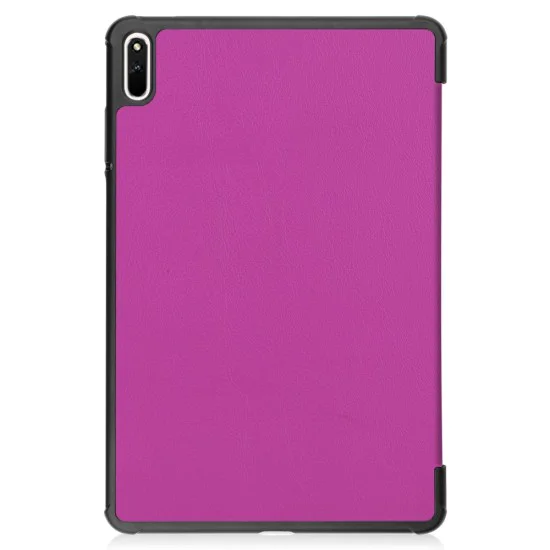 Tri-fold Stand PU Smart Auto Wake/Sleep Leather Case для Huawei MatePad 11 - Фиолетовый - чехол-книжка со стендом / подставкой Tri-fold Stand PU Smart Auto Wake/Sleep Leather Case для Huawei MatePad 11 - Фиолетовый - чехол-книжка со стендом / подставкой