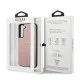 Guess Saffiano Stripe Collection Back Case GUHCS21FPSASBPI для Samsung Galaxy S21 FE 5G G990 - Розовый - чехол-накладка из исскуственой кожи / бампер-крышка Guess Saffiano Stripe Collection Back Case GUHCS21FPSASBPI для Samsung Galaxy S21 FE 5G G990 - Розовый - чехол-накладка из исскуственой кожи / бампер-крышка