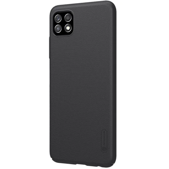 Nillkin Super Frosted Shield Matte PC Mobile Cover priekš Samsung Galaxy A22 5G A226 - Melns - plastikas aizmugures apvalks / bampers-vāciņš Nillkin Super Frosted Shield Matte PC Mobile Cover priekš Samsung Galaxy A22 5G A226 - Melns - plastikas aizmugures apvalks / bampers-vāciņš