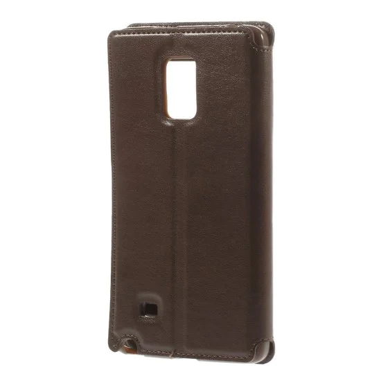 RoarKorea Noble View Samsung Galaxy Note Edge N915 - Brūns - sāniski atverams maciņš ar stendu un lodziņu (ādas maks, grāmatiņa, leather book wallet case cover stand) RoarKorea Noble View Samsung Galaxy Note Edge N915 - Brūns - sāniski atverams maciņš ar stendu un lodziņu (ādas maks, grāmatiņa, leather book wallet case cover stand)