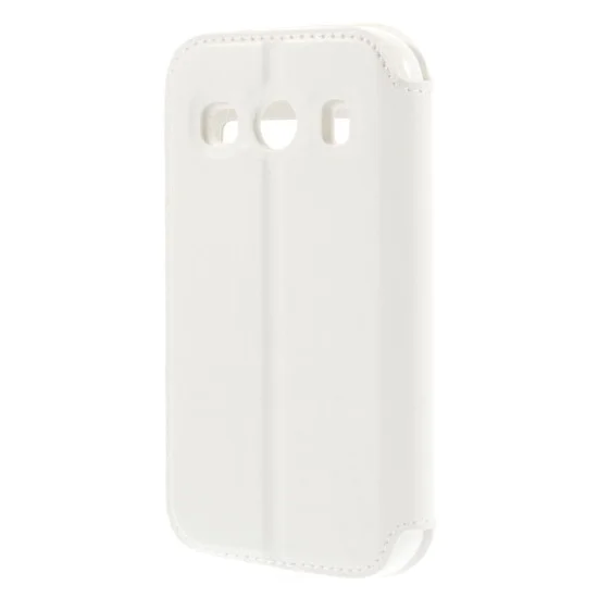 RoarKorea Noble View Samsung Galaxy Ace 4 G357 - Белый - чехол-книжка с окошком и стендом / подставкой (кожаный чехол книжка, leather book wallet case cover stand) RoarKorea Noble View Samsung Galaxy Ace 4 G357 - Белый - чехол-книжка с окошком и стендом / подставкой (кожаный чехол книжка, leather book wallet case cover stand)