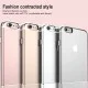 USAMS Ease Series Transparent TPU Metal Phone Case priekš Apple iPhone 6 / 6S - Rozā Zelts - silikona / alumīnija / metāla apvalks (bampers, vāciņš, slim case cover, vaks bumper) USAMS Ease Series Transparent TPU Metal Phone Case priekš Apple iPhone 6 / 6S - Rozā Zelts - silikona / alumīnija / metāla apvalks (bampers, vāciņš, slim case cover, vaks bumper)