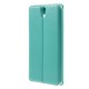 RoarKorea Noble View Sony Xperia C5 Ultra E5553 / E5563 / E5533 Dual - Tirkīzs - sāniski atverams maciņš ar stendu un lodziņu (ādas maks, grāmatiņa, leather book wallet case cover stand)