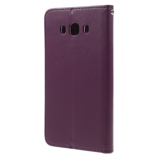 RoarKorea Only One Magnet Flip Case priekš LG K10 K420 / K430 - Bordo - magnētisks sāniski atverams maciņš ar stendu (ādas grāmatveida maks, leather book wallet cover stand)