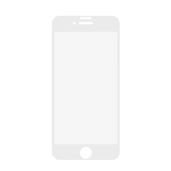 Complete Covering Silk Print Tempered Glass screen protector film guard priekš Apple iPhone 7 Plus / 8 Plus - White - Ekrāna Aizsargstikls / Bruņota Stikla Aizsargplēve Complete Covering Silk Print Tempered Glass screen protector film guard priekš Apple iPhone 7 Plus / 8 Plus - White - Ekrāna Aizsargstikls / Bruņota Stikla Aizsargplēve