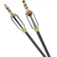Devia 3-pin Ipure 3.5mm Male to 3.5mm Male Stereo Aux Audio cable (length: 1M) - Чёрный - аудио провод кабель Devia 3-pin Ipure 3.5mm Male to 3.5mm Male Stereo Aux Audio cable (length: 1M) - Чёрный - аудио провод кабель