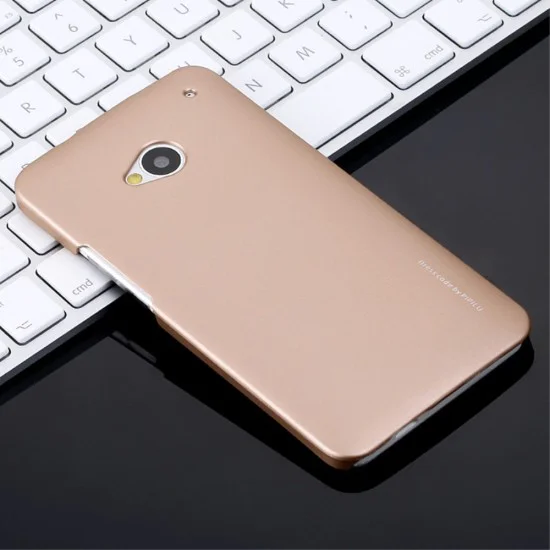 X-LEVEL Sense Series Hard Protective Case for HTC One M7 - Gold - пластиковая накладка / бампер (крышка чехол, PU back cover, bumper shell) X-LEVEL Sense Series Hard Protective Case for HTC One M7 - Gold - пластиковая накладка / бампер (крышка чехол, PU back cover, bumper shell)