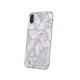 Geometric Marmur Back Case для Samsung Galaxy A22 4G A225 - Розовый - силиконовая накладка / бампер-крышка