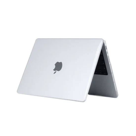 Tech-Protect Smartshell Protective Case для Apple MacBook Pro 14-inch (2021) A2442 - Прозрачный - пластиковая накладка / чехол с обеих сторон Tech-Protect Smartshell Protective Case для Apple MacBook Pro 14-inch (2021) A2442 - Прозрачный - пластиковая накладка / чехол с обеих сторон