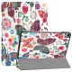 Tri-fold Stand PU Smart Auto Wake/Sleep Leather Case для Apple iPad Pro 11 (2018) / Air 4 (2020) / Air 5 (2022) - Цветы / Бабочки - чехол-книжка со стендом / подставкой Tri-fold Stand PU Smart Auto Wake/Sleep Leather Case для Apple iPad Pro 11 (2018) / Air 4 (2020) / Air 5 (2022) - Цветы / Бабочки - чехол-книжка со стендом / подставкой