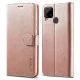 LC.IMEEKE Wallet Stand Design Full Protection Leather Shell Case для Realme C15 - Розовое Золото - чехол-книжка с магнитом и стендом / подставкой LC.IMEEKE Wallet Stand Design Full Protection Leather Shell Case для Realme C15 - Розовое Золото - чехол-книжка с магнитом и стендом / подставкой
