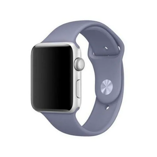 Mercury Silicone Watch Strap priekš Apple Watch 38 / 40 / 41 mm - Ceriņu - silikona siksniņa priekš pulksteņiem ar divām saspraudēm Mercury Silicone Watch Strap priekš Apple Watch 38 / 40 / 41 mm - Ceriņu - silikona siksniņa priekš pulksteņiem ar divām saspraudēm