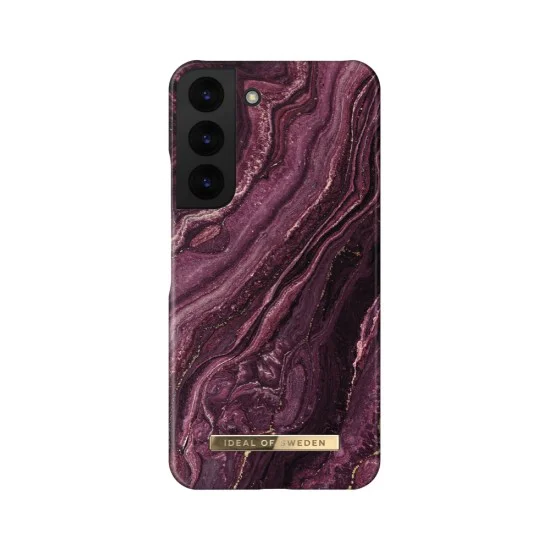 iDeal of Sweden Fashion AW20 Back Case priekš Samsung Galaxy S22 5G S901 - Golden Plum - plastikāta aizmugures apvalks ar iebūvētu metālisku plāksni / bampers-vāciņš iDeal of Sweden Fashion AW20 Back Case priekš Samsung Galaxy S22 5G S901 - Golden Plum - plastikāta aizmugures apvalks ar iebūvētu metālisku plāksni / bampers-vāciņš