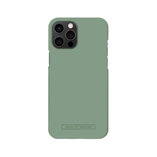 iDeal of Sweden Seamless SS22 Back Case priekš Apple iPhone 12 Pro Max - Sage Green - ciets silikona aizmugures apvalks ar iebūvētu metālisku plāksni / bampers-vāciņš iDeal of Sweden Seamless SS22 Back Case priekš Apple iPhone 12 Pro Max - Sage Green - ciets silikona aizmugures apvalks ar iebūvētu metālisku plāksni / bampers-vāciņš