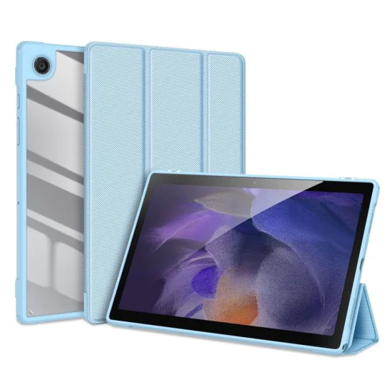 Dux Ducis Toby series для Samsung Galaxy Tab A8 X200 / X205 - Голубой - чехол-книжка с магнитом и стендом / подставкой Dux Ducis Toby series для Samsung Galaxy Tab A8 X200 / X205 - Голубой - чехол-книжка с магнитом и стендом / подставкой