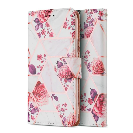 Tech-Protect Wallet Book Case для Samsung Galaxy A53 5G A536 - Розовый / Цветочный - чехол-книжка с магнитом и стендом Tech-Protect Wallet Book Case для Samsung Galaxy A53 5G A536 - Розовый / Цветочный - чехол-книжка с магнитом и стендом