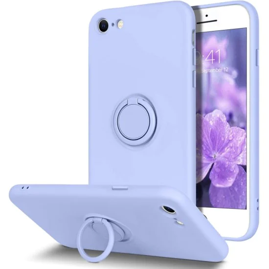 Forcell Silicone Ring Back Case priekš Samsung Galaxy A33 5G A336 - Violets - silikona aizmugures apvalks ar gredzenu / bampers-vāciņš Forcell Silicone Ring Back Case priekš Samsung Galaxy A33 5G A336 - Violets - silikona aizmugures apvalks ar gredzenu / bampers-vāciņš