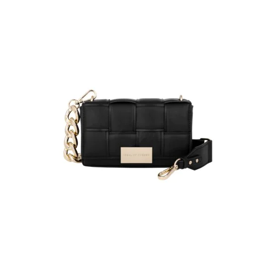 iDeal of Sweden SS21 Braided Crossbody Bag - Smooth Noir - sieviešu pleca soma iDeal of Sweden SS21 Braided Crossbody Bag - Smooth Noir - sieviešu pleca soma