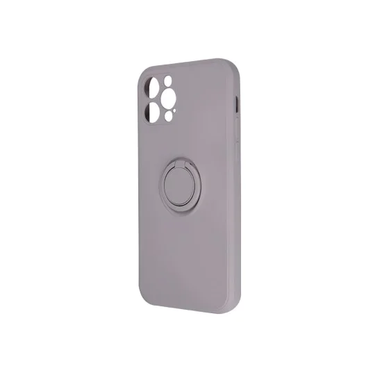 Finger Grip Back Case для Xiaomi Mi 11 Lite / 11 Lite 5G NE - Светло Серый - силиконовая накладка с кольцом / бампер-крышка Finger Grip Back Case для Xiaomi Mi 11 Lite / 11 Lite 5G NE - Светло Серый - силиконовая накладка с кольцом / бампер-крышка