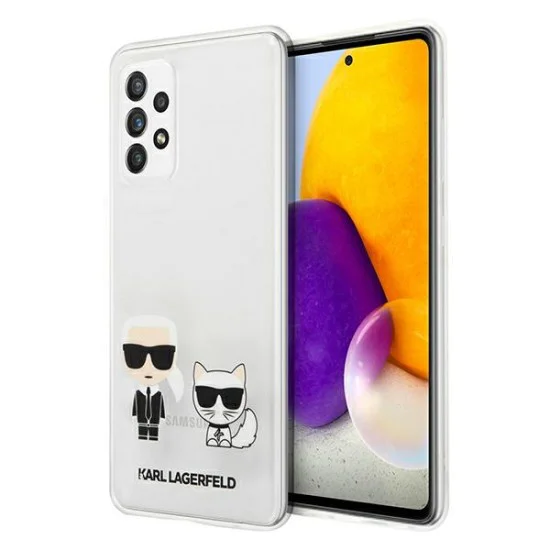 Karl Lagerfeld Transparent Karl & Choupette series Back Case KLHCA53CKTR для Samsung Galaxy A53 5G A536 - Прозрачный - силиконовый чехол-накладка / бампер-крышка Karl Lagerfeld Transparent Karl & Choupette series Back Case KLHCA53CKTR для Samsung Galaxy A53 5G A536 - Прозрачный - силиконовый чехол-накладка / бампер-крышка