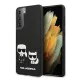 Karl Lagerfeld Ikonik Karl & Choupette series Back Case KLHCS21FSAKHBK для Samsung Galaxy S21 FE 5G G990 - Чёрный - чехол-накладка из искусственной / бампер-крышка Karl Lagerfeld Ikonik Karl & Choupette series Back Case KLHCS21FSAKHBK для Samsung Galaxy S21 FE 5G G990 - Чёрный - чехол-накладка из искусственной / бампер-крышка