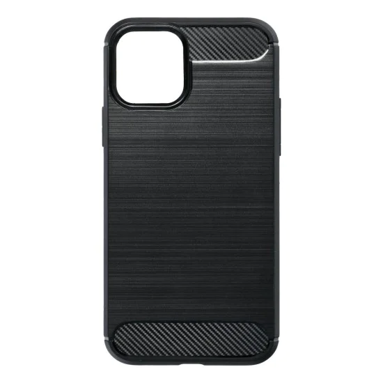 Simple Carbon TPU Back Phone Case для Xiaomi 12 / 12X - Чёрный - противоударная силиконовая накладка / бампер Simple Carbon TPU Back Phone Case для Xiaomi 12 / 12X - Чёрный - противоударная силиконовая накладка / бампер