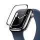 Hoco 3D Hot Bending Full Adhesive Tempered Glass protector priekš Apple Watch Series 4 / 5 / 6 / SE (40mm) - Melns - Hibrīds Ekrāna Aizsargstikls / Bruņota Stikla Aizsargplēve (Full screen size curved) Hoco 3D Hot Bending Full Adhesive Tempered Glass protector priekš Apple Watch Series 4 / 5 / 6 / SE (40mm) - Melns - Hibrīds Ekrāna Aizsargstikls / Bruņota Stikla Aizsargplēve (Full screen size curved)