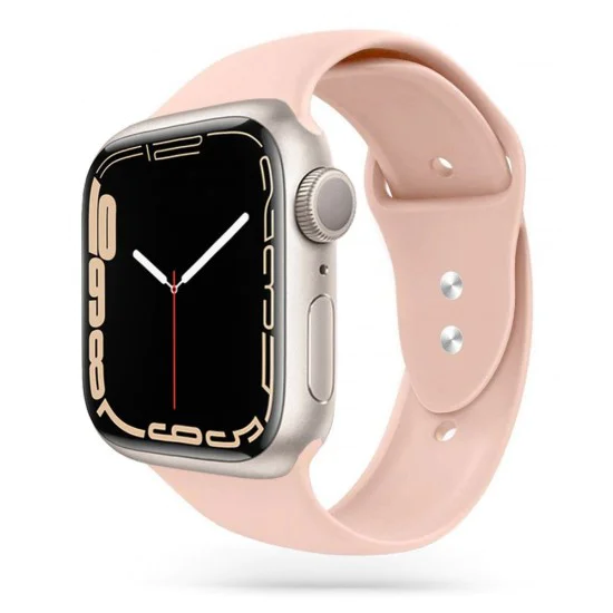 Tech-Protect Silicone Watch Band для Apple Watch 38 / 40 / 41 mm - Светло Розовый - силиконовый ремешок для умных часов Tech-Protect Silicone Watch Band для Apple Watch 38 / 40 / 41 mm - Светло Розовый - силиконовый ремешок для умных часов