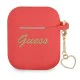 Guess GUA2LSCHSR Silicone Charm Heart Collection Case для Apple Airpods - Красный - силиконовый чехол для футляра зарядки беспроводных наушников Guess GUA2LSCHSR Silicone Charm Heart Collection Case для Apple Airpods - Красный - силиконовый чехол для футляра зарядки беспроводных наушников