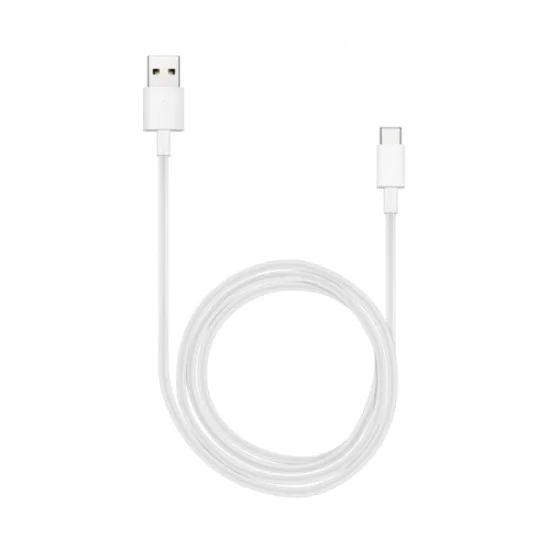 Huawei 1M USB to Type-C cable QC 2A (bez iepakojuma) - Balts - USB-C lādēšanas un datu kabelis / vads Huawei 1M USB to Type-C cable QC 2A (bez iepakojuma) - Balts - USB-C lādēšanas un datu kabelis / vads