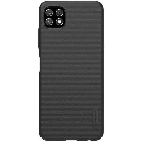 Nillkin Super Frosted Shield Matte PC Mobile Cover priekš Samsung Galaxy A22 5G A226 - Melns - plastikas aizmugures apvalks / bampers-vāciņš Nillkin Super Frosted Shield Matte PC Mobile Cover priekš Samsung Galaxy A22 5G A226 - Melns - plastikas aizmugures apvalks / bampers-vāciņš