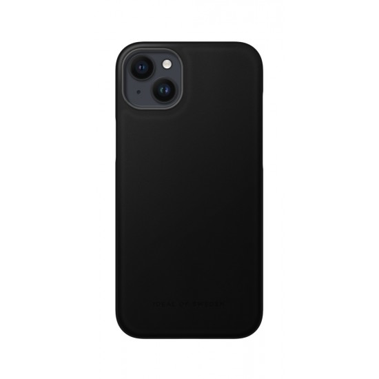 iDeal of Sweden Atelier AW21 Back Case для Apple iPhone 14 Plus - Intense Black - чехол-накладка из искусственной кожи с встроенной металической пластиной / бампер-крышка