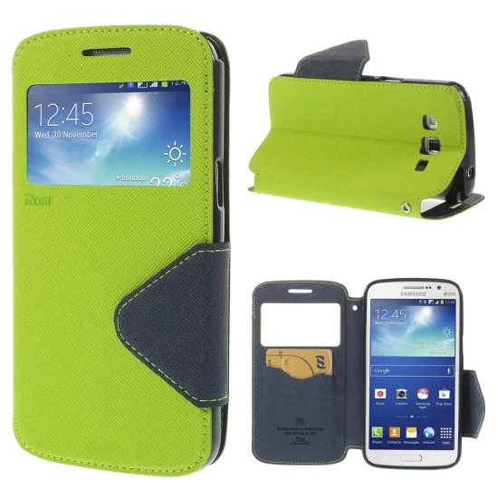 RoarKorea Fancy Diary View Samsung Galaxy Grand 2 G7102 / G7105 Wake/Sleep - Zaļš - sāniski atverams maciņš ar stendu un lodziņu (ādas maks, grāmatiņa, leather book wallet case cover stand) RoarKorea Fancy Diary View Samsung Galaxy Grand 2 G7102 / G7105 Wake/Sleep - Zaļš - sāniski atverams maciņš ar stendu un lodziņu (ādas maks, grāmatiņa, leather book wallet case cover stand)
