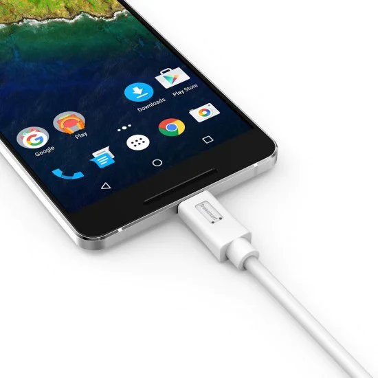 Tronsmart 1.8M CC07P Type-C to Type-C cable - Balts - USB-C lādēšanas un datu kabelis / vads Tronsmart 1.8M CC07P Type-C to Type-C cable - Balts - USB-C lādēšanas un datu kabelis / vads