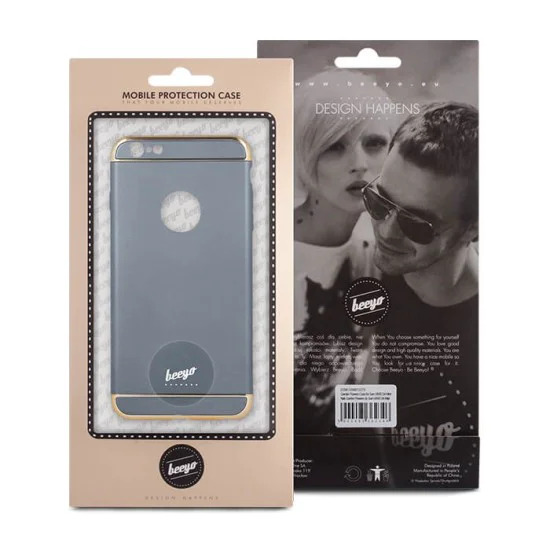 Beeyo Smooth Case для Apple iPhone 7 / 8 / SE2 (2020) / SE3 (2022) - Серый - пластиковая накладка / бампер-крышка Beeyo Smooth Case для Apple iPhone 7 / 8 / SE2 (2020) / SE3 (2022) - Серый - пластиковая накладка / бампер-крышка
