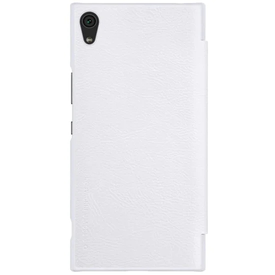 NILLKIN Qin Series Card Slot Flip Leather Mobile Shell priekš Sony Xperia XA1 Ultra G3212 / G3221 - Balts - sāniski atverams maciņš (ādas maks, grāmatiņa, leather book wallet case cover) NILLKIN Qin Series Card Slot Flip Leather Mobile Shell priekš Sony Xperia XA1 Ultra G3212 / G3221 - Balts - sāniski atverams maciņš (ādas maks, grāmatiņa, leather book wallet case cover)