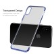 BASEUS Glitter Series Plating PC Hard Case priekš Apple iPhone X / XS - Zils - plastikas aizmugures apvalks (bampers, vāciņš, PU back cover, bumper shell)