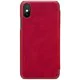 NILLKIN Qin Series Card Holder Leather Case для Apple iPhone X / XS - Красный - чехол-книжка (кожаный чехол книжка, leather book wallet case cover) NILLKIN Qin Series Card Holder Leather Case для Apple iPhone X / XS - Красный - чехол-книжка (кожаный чехол книжка, leather book wallet case cover)