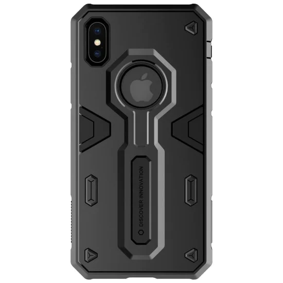 NILLKIN Defender II Strong PC TPU Hybrid Case для Apple iPhone X / XS - Черный - силиконовый / пластиковый чехол-накладка (тонкий бампер крышка-обложка, slim PU case cover, bumper) NILLKIN Defender II Strong PC TPU Hybrid Case для Apple iPhone X / XS - Черный - силиконовый / пластиковый чехол-накладка (тонкий бампер крышка-обложка, slim PU case cover, bumper)