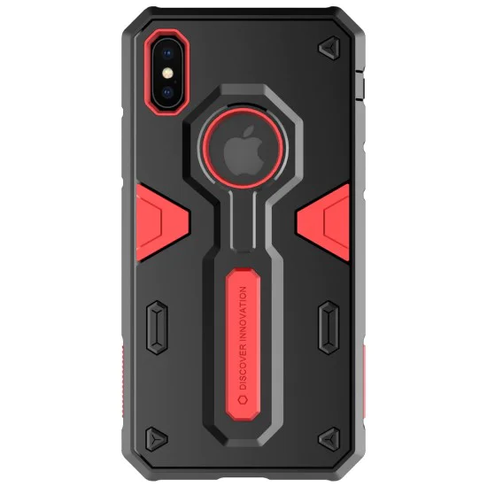 NILLKIN Defender II Strong PC TPU Hybrid Case для Apple iPhone X / XS - Красный - силиконовый / пластиковый чехол-накладка (тонкий бампер крышка-обложка, slim PU case cover, bumper) NILLKIN Defender II Strong PC TPU Hybrid Case для Apple iPhone X / XS - Красный - силиконовый / пластиковый чехол-накладка (тонкий бампер крышка-обложка, slim PU case cover, bumper)